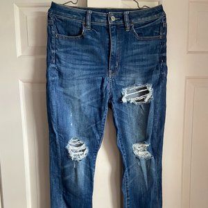 Super Super Stretch X Skinny Distressed Jean